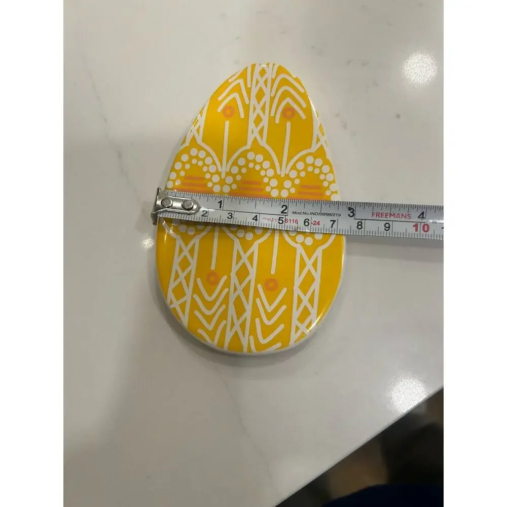 Happy‎ Everything Coton Colors Yellow Easter Egg Attachment With 9.25” Platter